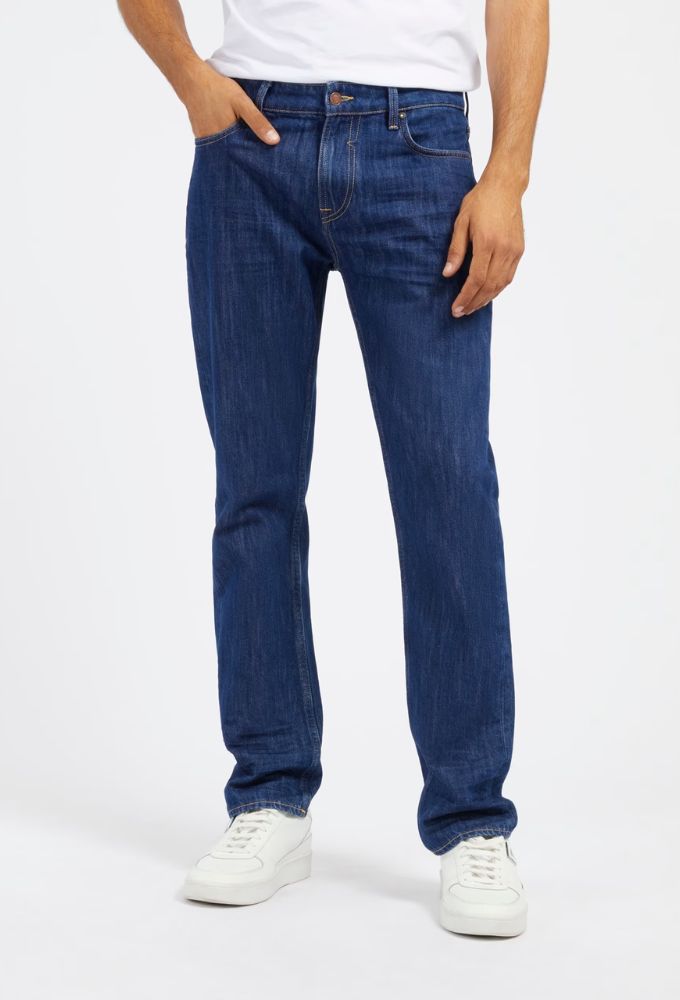 Guess Ανδρικό Χαμηλόμεσο Τζιν Παντελόνι Slim Mπλέ
