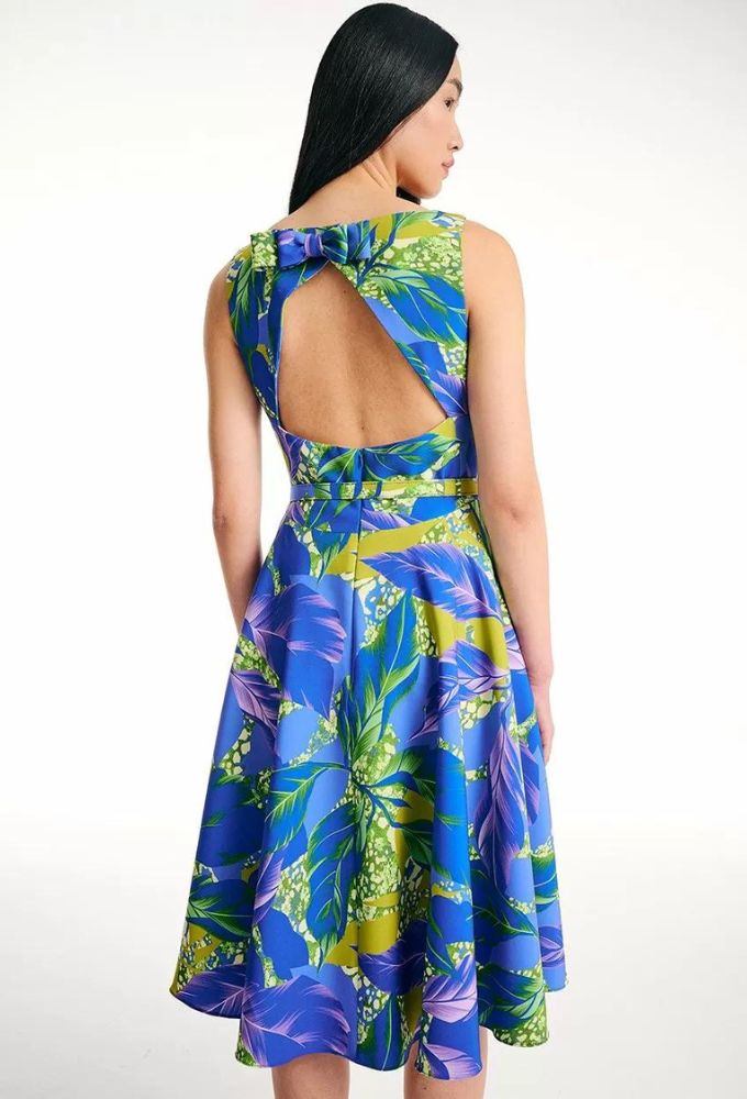 Forel Βραδινό Φόρεμα Eμπριμέ Midi - Image 2