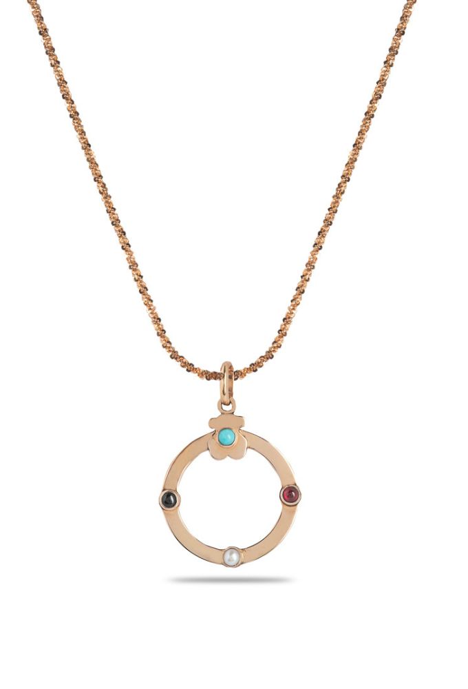 Tous Γυναικείο Επιχρυσωμένο Κολιέ με Μικρές Διακοσμητικές Πέτρες - Image 2