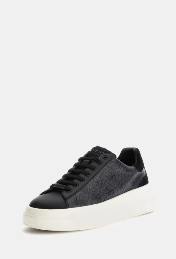 Guess Ανδρικά Sneakers Elba Μαύρα με Λογότυπο 4g
