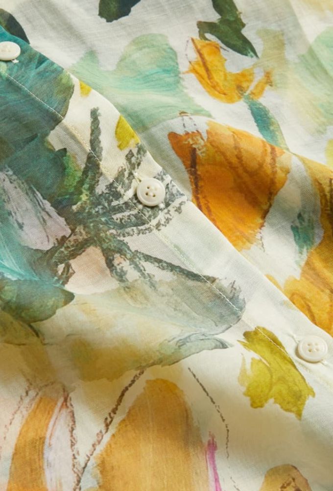 Ted Baker Γυναικείο Oversized Floral Πουκάμισο - Image 6