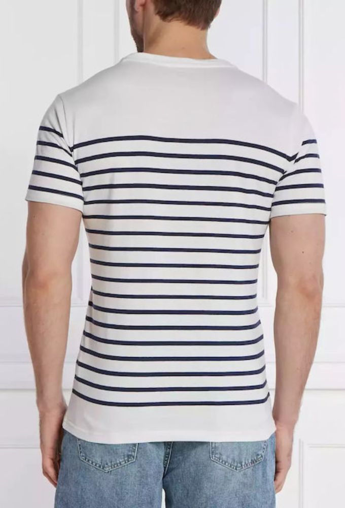 Guess Ανδρικό T-shirt Κοντομάνικο Λευκό - Image 3