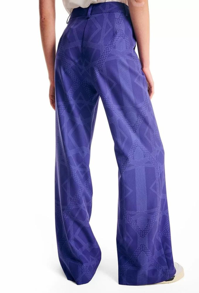 Forel Γυναικείο Παντελόνι Καμπάνα Μωβ - Image 2