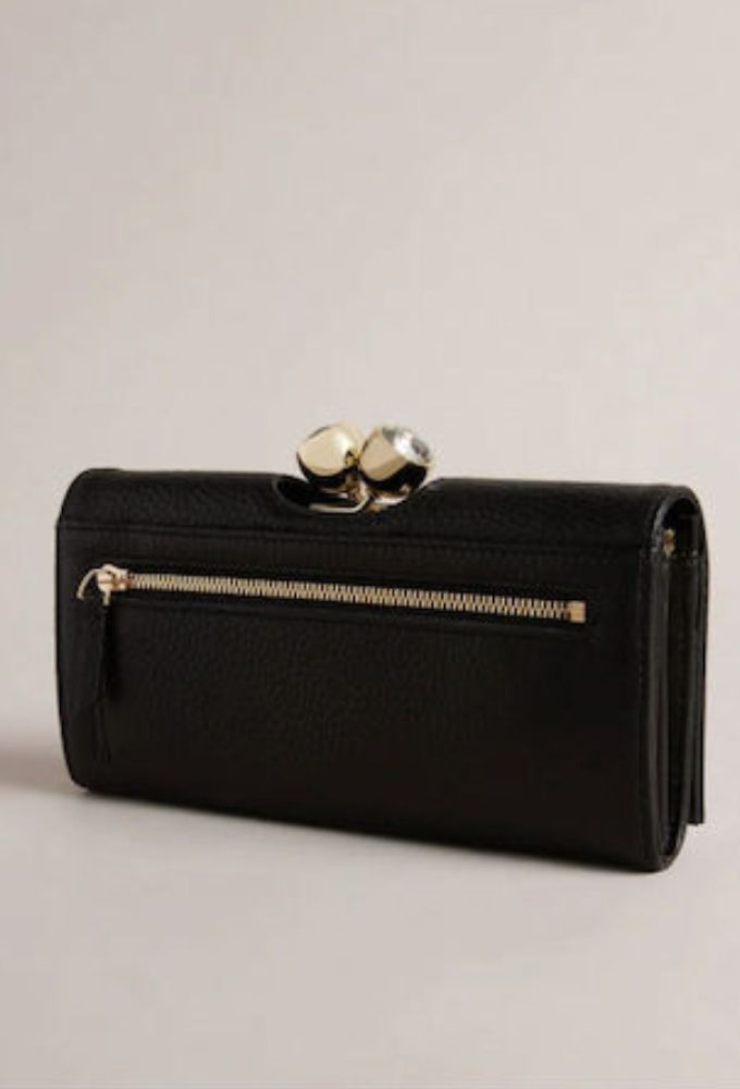Ted Baker Δερμάτινο Μεγάλο Πορτοφόλι Μαύρο - Image 2