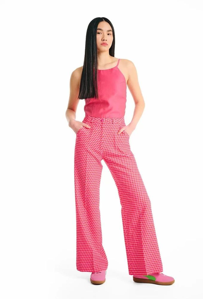 Forel Γυναικείο Crop Τop Φούξια με Φιόγκο - Image 4