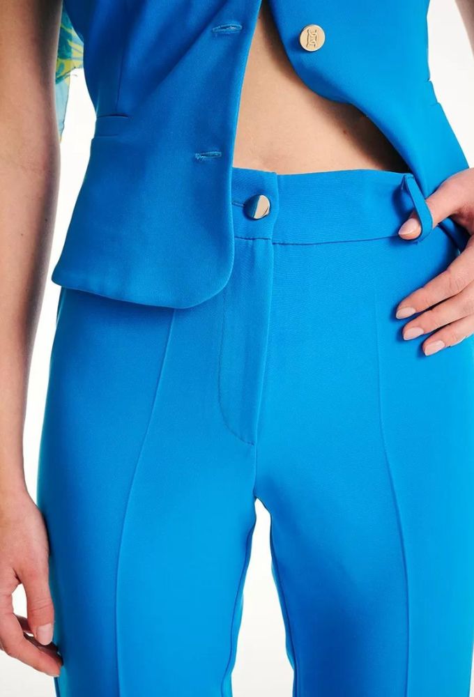 Forel Γυναικείο Παντελόνι Cigarette Μπλέ Ρουά - Image 4