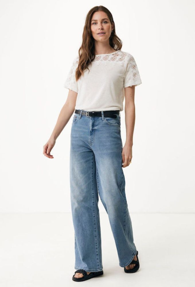 Mexx Fashion Γυναικείο T-shirt Εκρού - Image 3