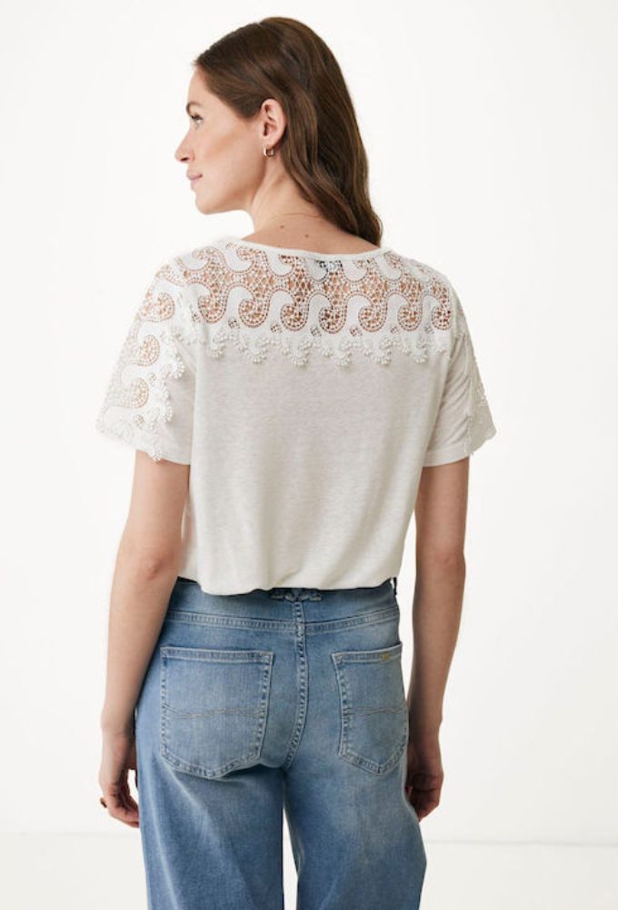 Mexx Fashion Γυναικείο T-shirt Εκρού - Image 2