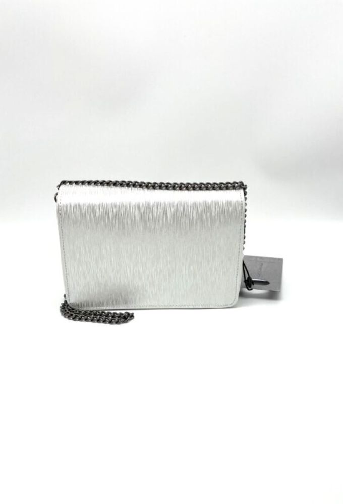 Dolce Γυναικείο Τσαντάκι Ώμου Ασημί - Image 2
