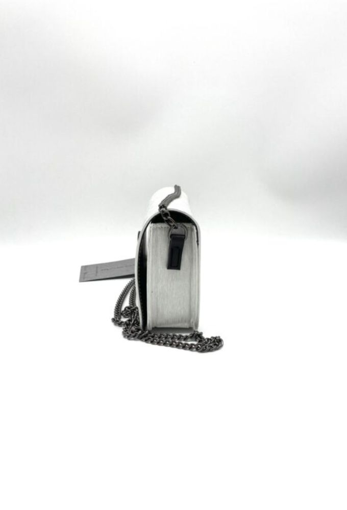 Dolce Γυναικείο Τσαντάκι Ώμου Ασημί - Image 3