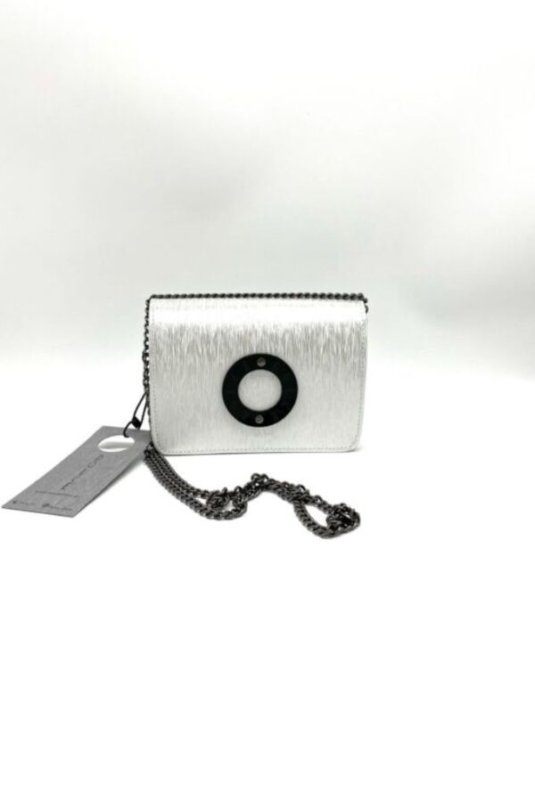 Dolce Γυναικείο Τσαντάκι Ώμου Ασημί