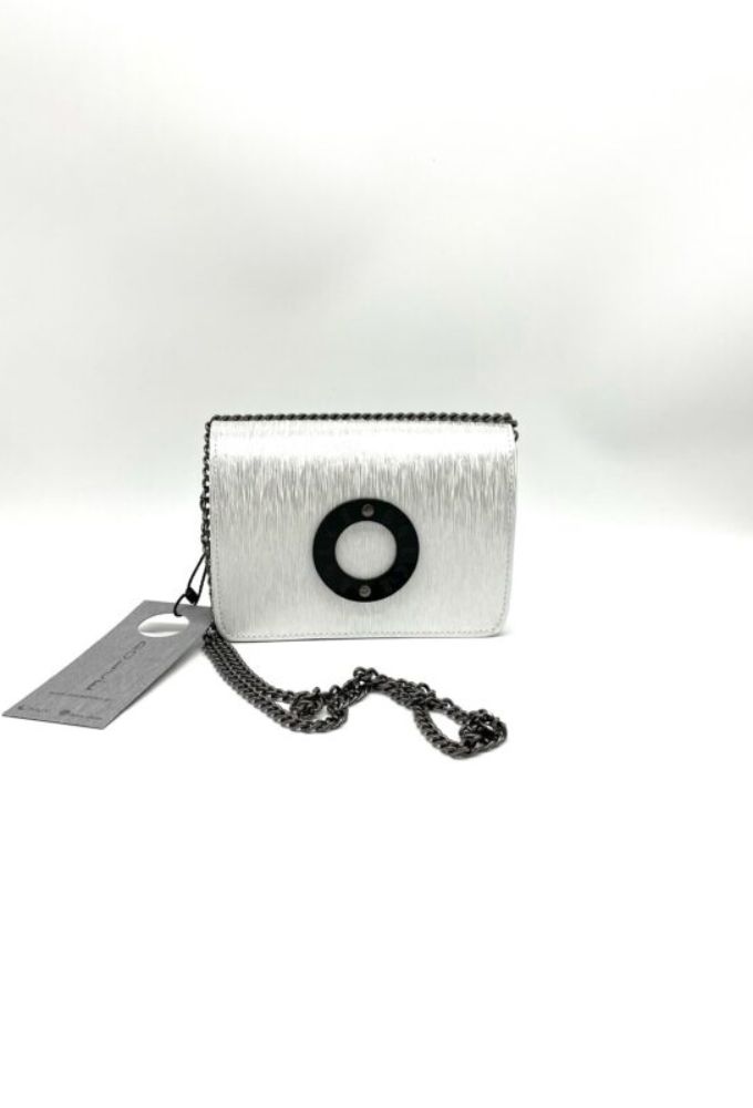 Dolce Γυναικείο Τσαντάκι Ώμου Ασημί