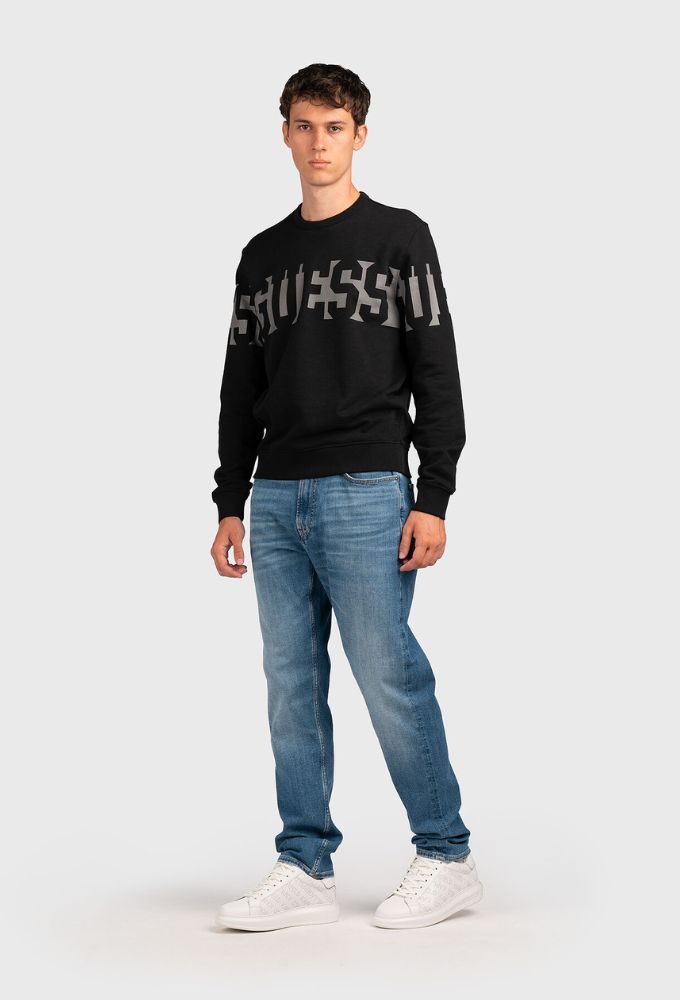 Guess Ανδρικό Φούτερ Μαύρο - Image 2