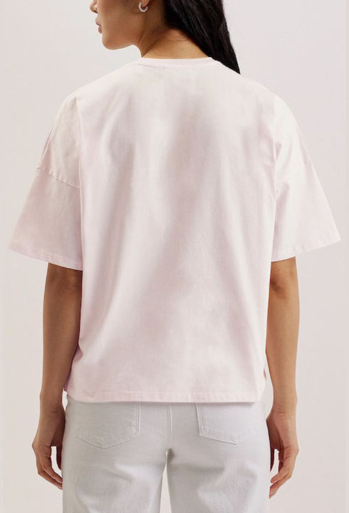 Ted Baker Γυναικείο T-shirt Floral Ροζ - Image 3