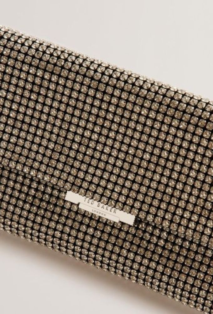 Ted Baker Γυναικείος Φάκελος Kristn Crystal Log 276903 Aσημί - Image 2