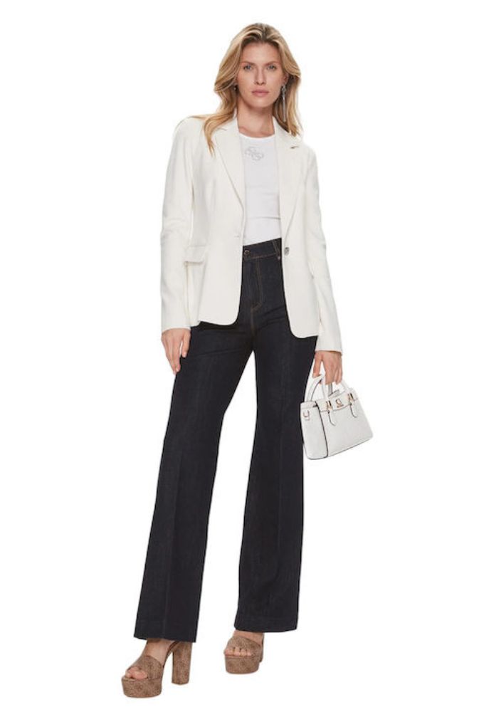 Guess Γυναικείο Σακάκι Iβουάρ - Image 2