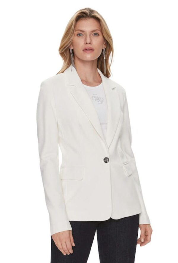 Guess Γυναικείο Σακάκι Iβουάρ