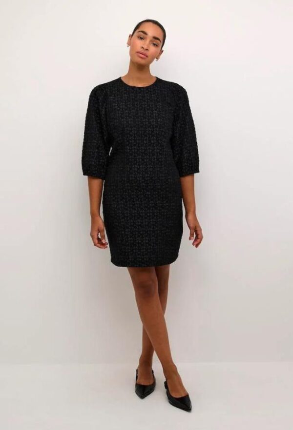 Kaffe  KAulrikke Mini Μαύρο Φόρεμα