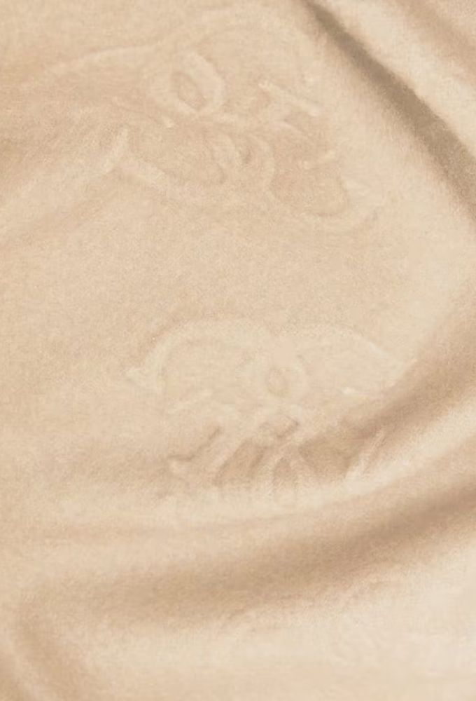 Guess Γυναικείο Κασκόλ Silene Μπεζ/Καφέ με Λογότυπο 4g - Image 3