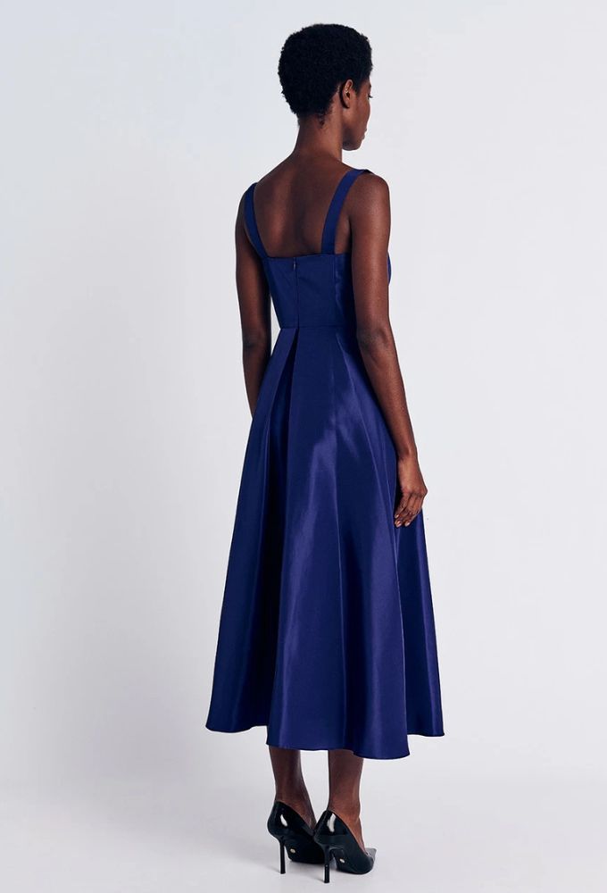 Forel Φόρεμα Cocktail Midi Μπλέ Μελάνι - Image 2