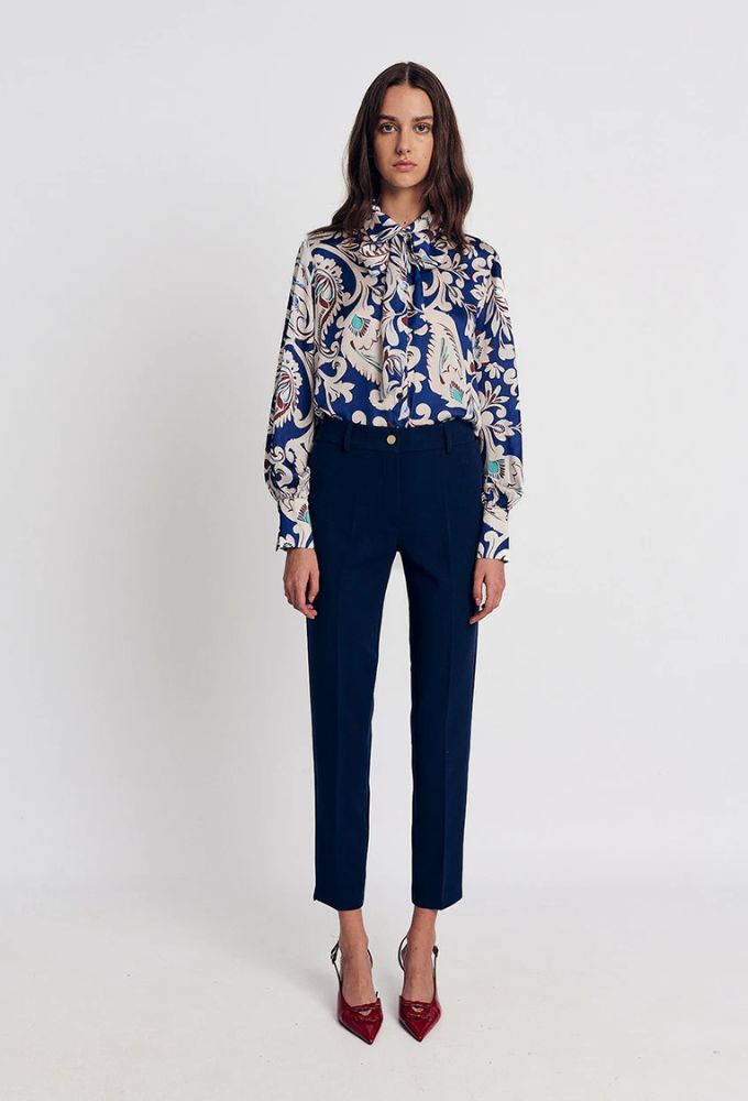 Forel Εμπριμέ Satin Πουκάμισο - Image 2