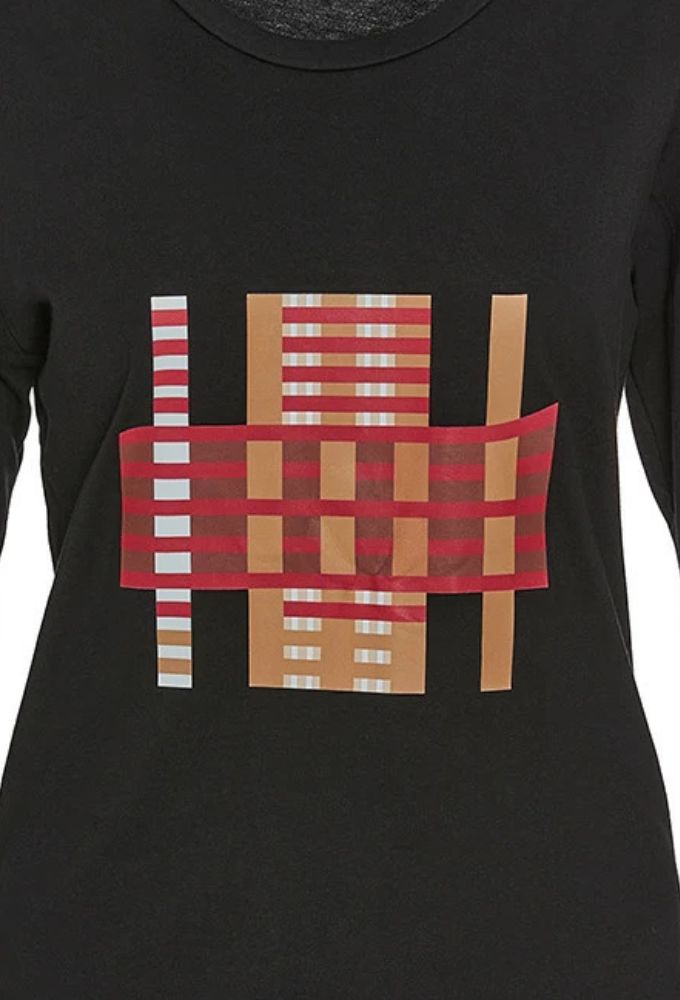 Forel Μπλούζα Bαμβακερή με Σχέδιο Mαύρη - Image 3