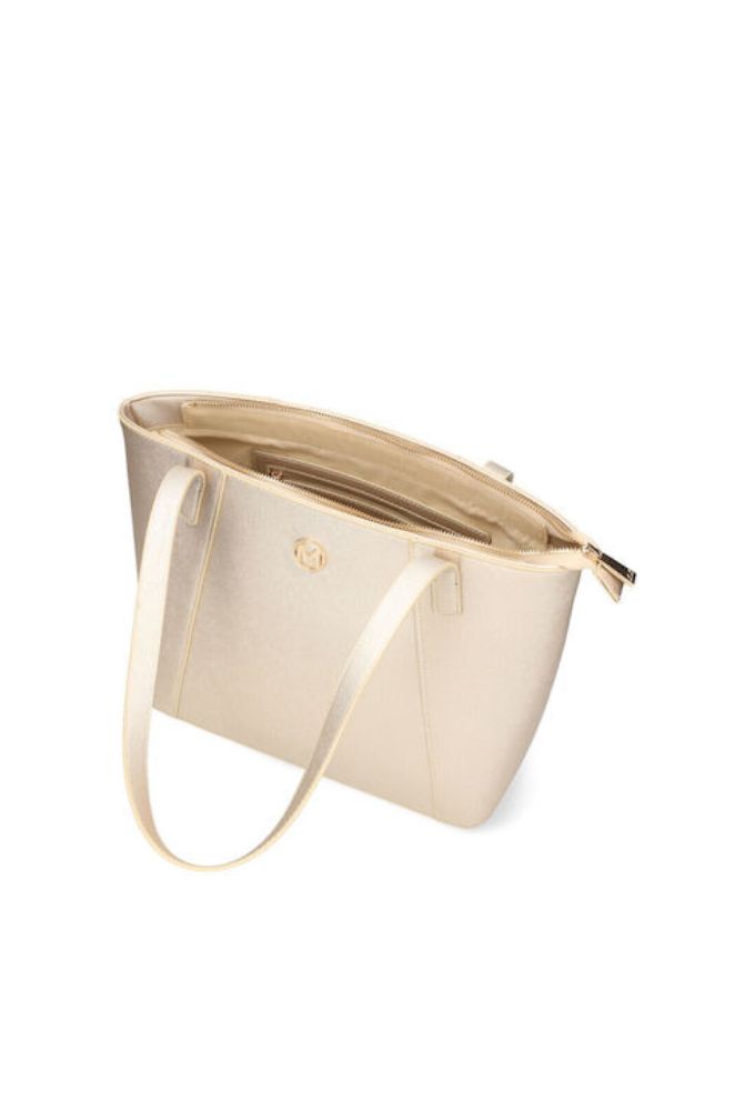 Mexx Γυναικεία Τσάντα Ώμου Χρυσή - Image 3