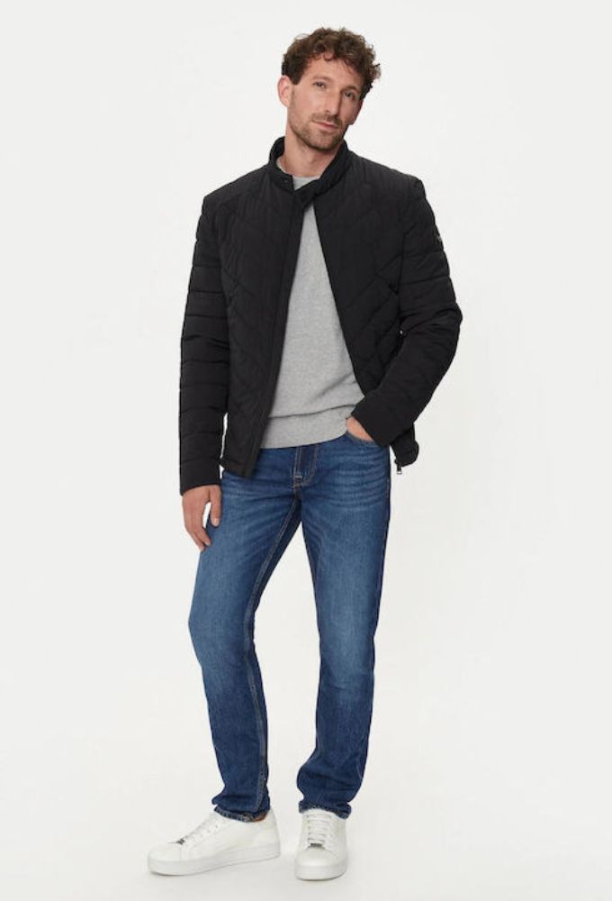 Guess Ανδρικό Μπουφάν Jet Black - Image 3