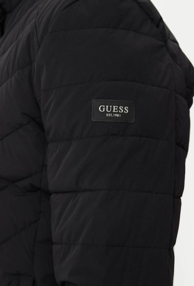 Guess Ανδρικό Μπουφάν Jet Black - Image 5