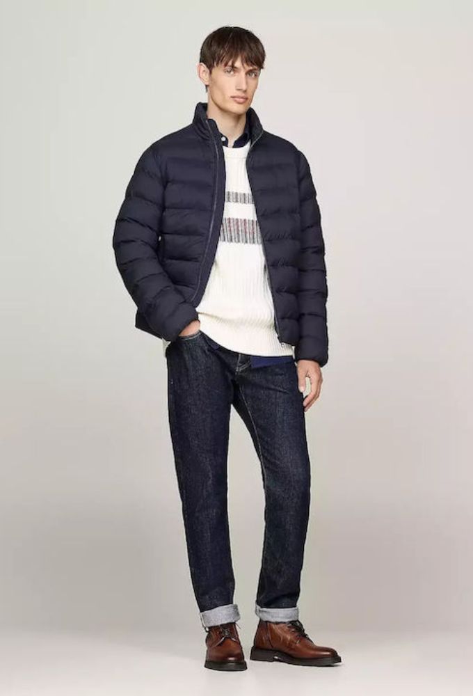 Tommy Hilfiger Ανδρικό Μπουφάν Puffer Μπλε - Image 3