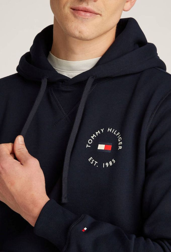 Tommy Hilfiger Ανδρικό Φούτερ Μπλε - Image 3