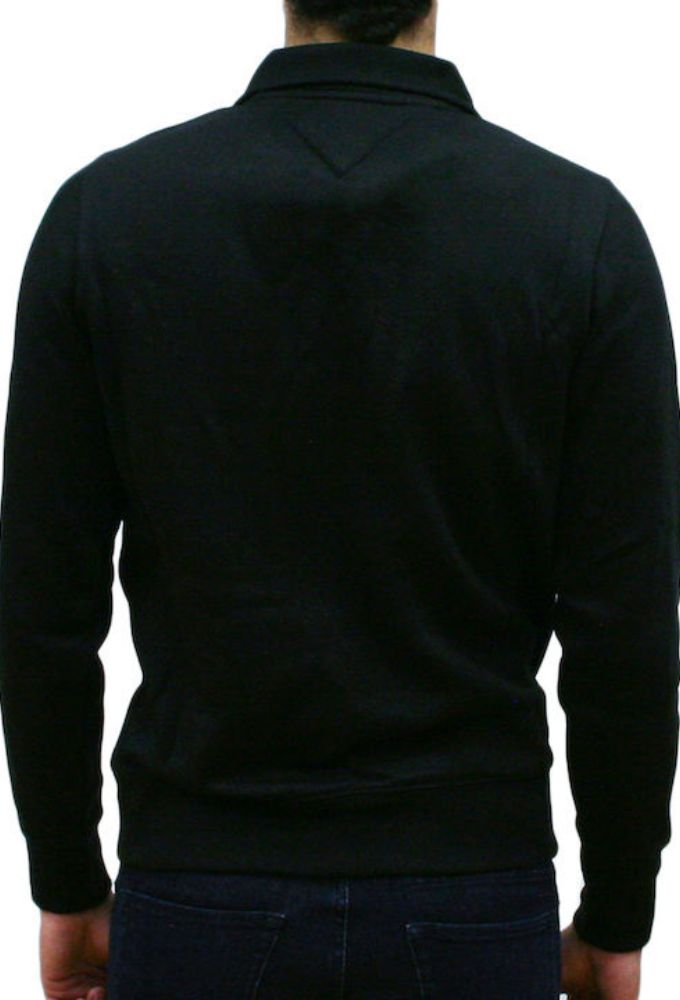 Tommy Hilfiger Ανδρικό Φούτερ με Τσέπες Μαύρο - Image 2