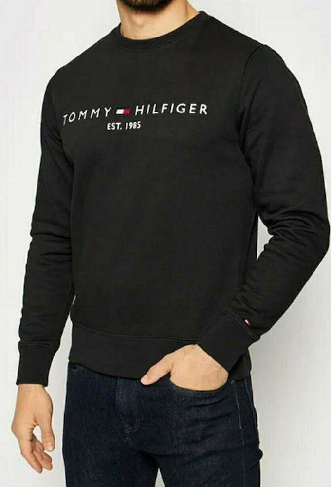 Tommy Hilfiger Ανδρικό Φούτερ Μαύρο
