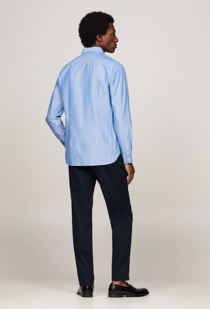 Tommy Hilfiger Πουκάμισο OXFORD Slim Fit Γαλάζιο - Image 2