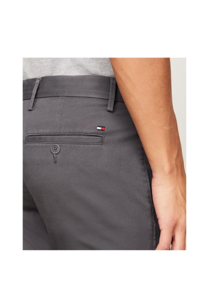 Tommy Hilfiger Ανδρικό Παντελόνι Chino Ελαστικό Γκρι - Image 2