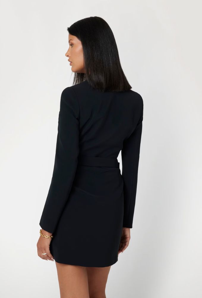 Guess Μίνι Mαύρο Φόρεμα-Σακάκι - Image 2