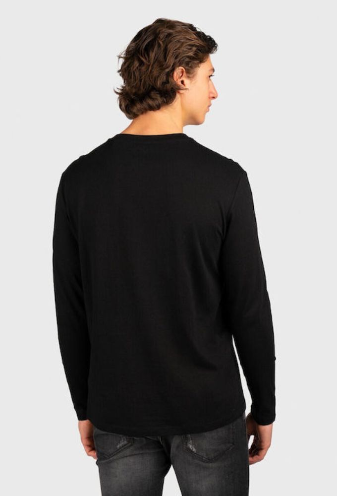 Guess Ανδρική Μπλούζα Μαύρη - Image 2