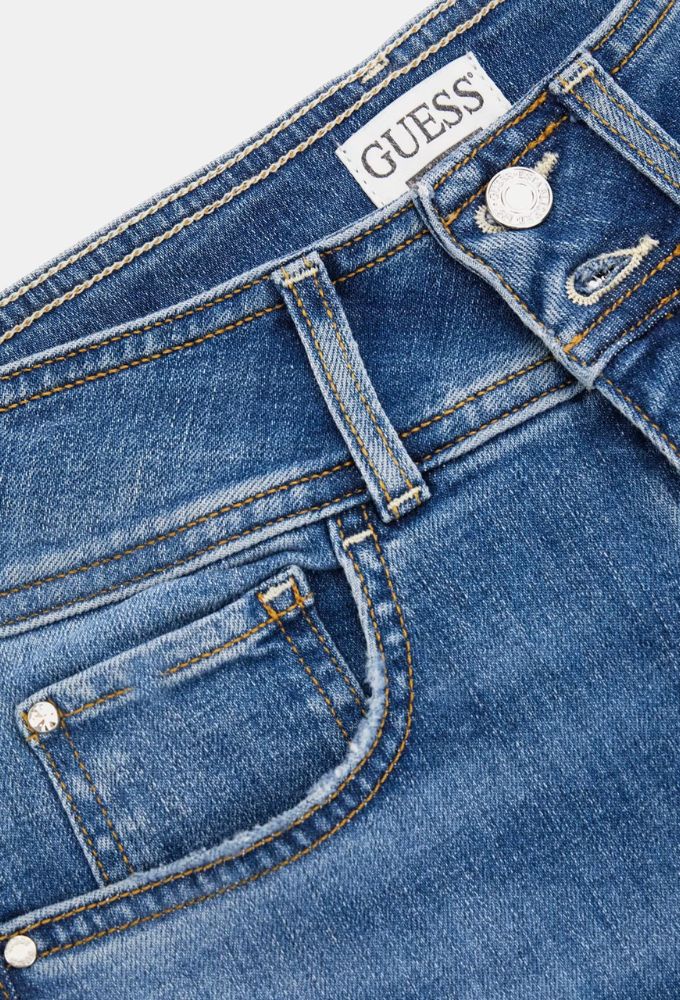 Guess Τζιν Shape Up Skinny Μπλέ Ανοιχτό - Image 7