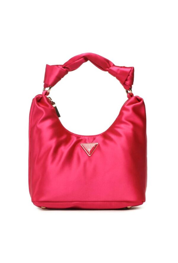 Guess Τσαντάκι Satin Velina Χειρός Φούξια