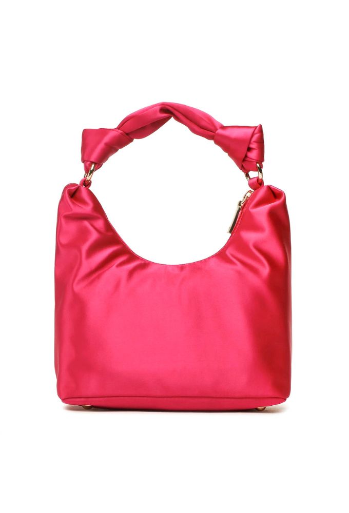 Guess Τσαντάκι Satin Velina Χειρός Φούξια - Image 3