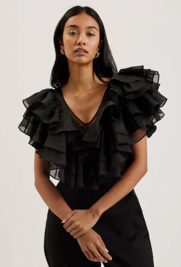 Ted Baker Γυναικείο Τοπ Calonda Μαύρο