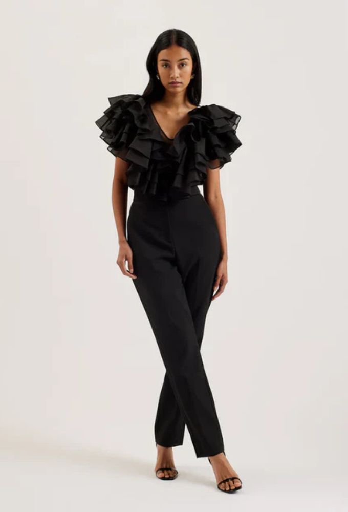 Ted Baker Γυναικείο Τοπ Calonda Μαύρο - Image 3