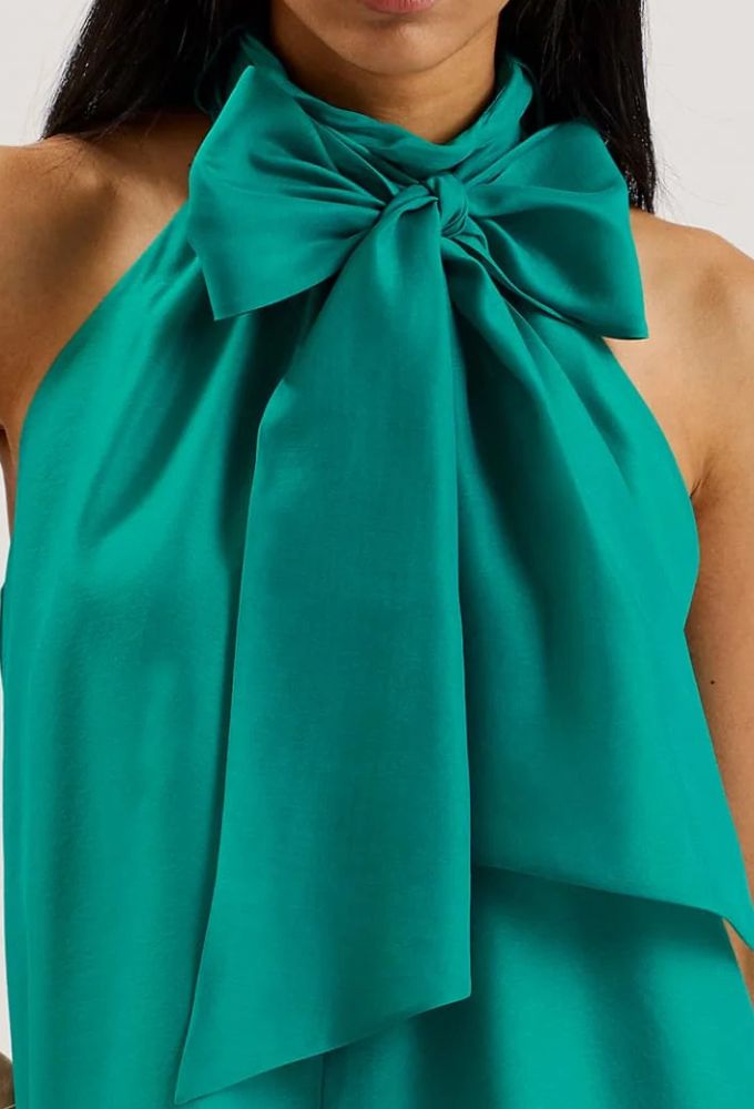 Ted Baker Γυναικεία Αμάνικη Μπλούζα Πετρόλ - Image 2