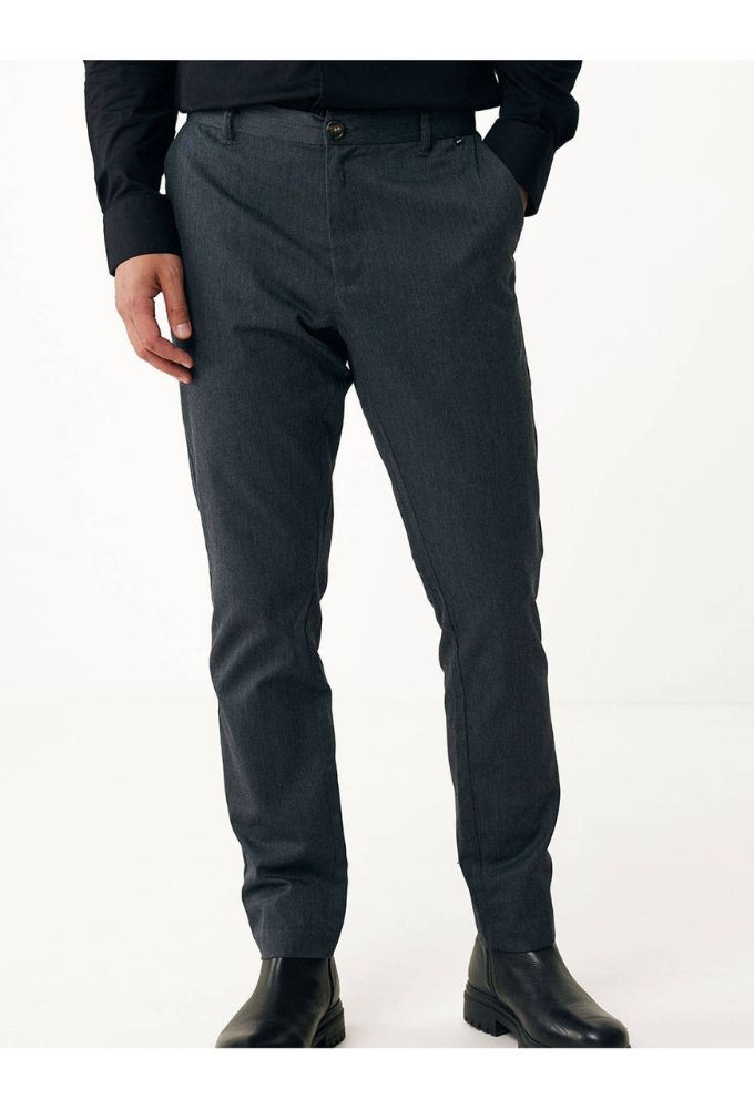 Mexx Ανδρικό Παντελόνι Chino Μπλέ Σκούρο