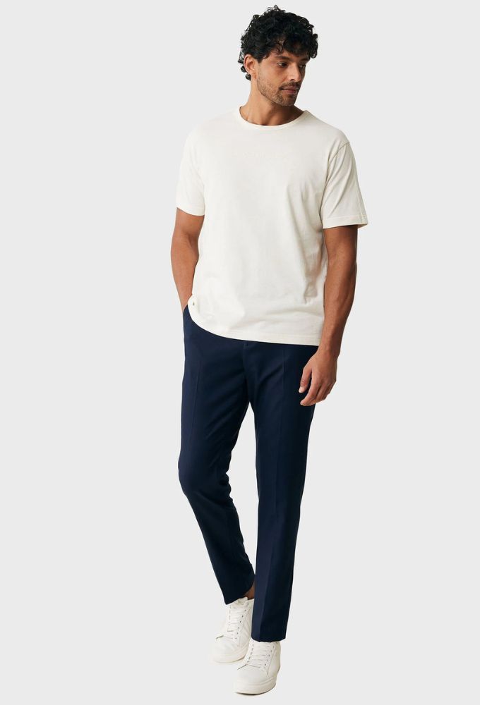 Mexx Ανδρικό Παντελόνι Yφασμάτινο Μπλέ - Image 3