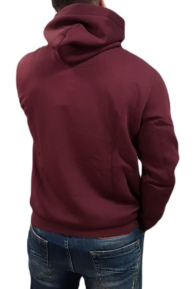 Guess Aνδρικό Φούτερ Mπορντό με Τριγωνικό Λογότυπο - Image 2