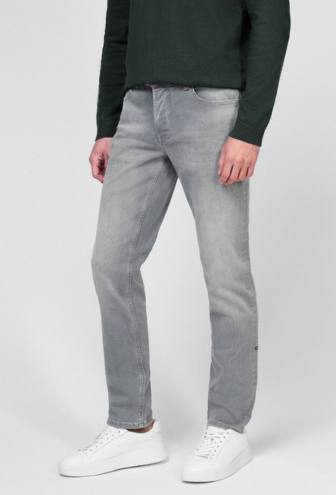 Mexx Ανδρικό Παντελόνι Τζιν Γκρί Ανοιχτό - Image 4