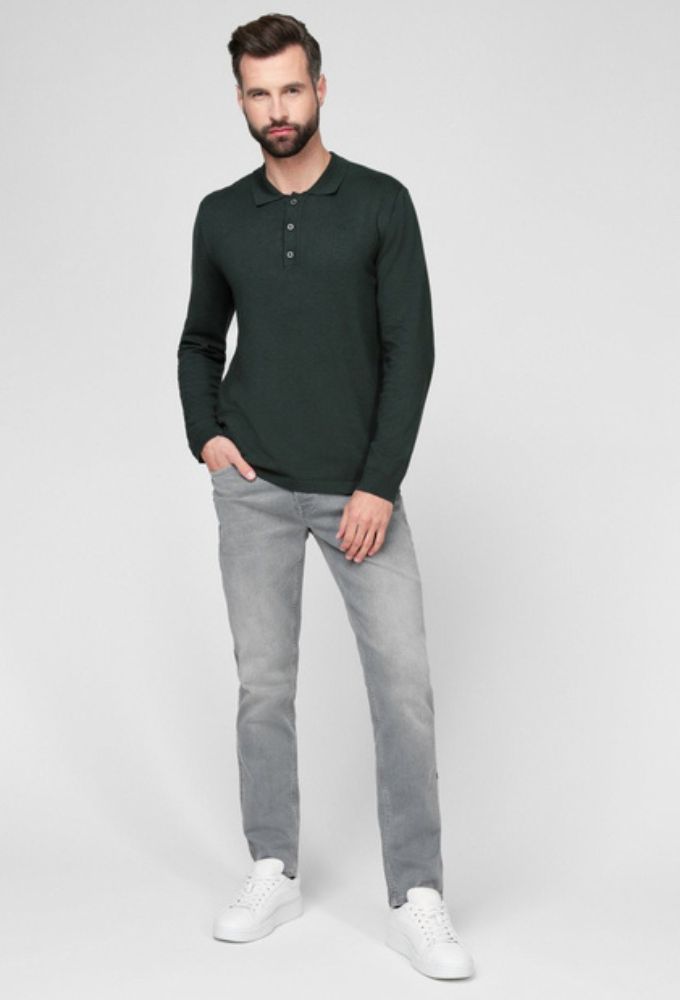 Mexx Ανδρικό Παντελόνι Τζιν Γκρί Ανοιχτό - Image 3