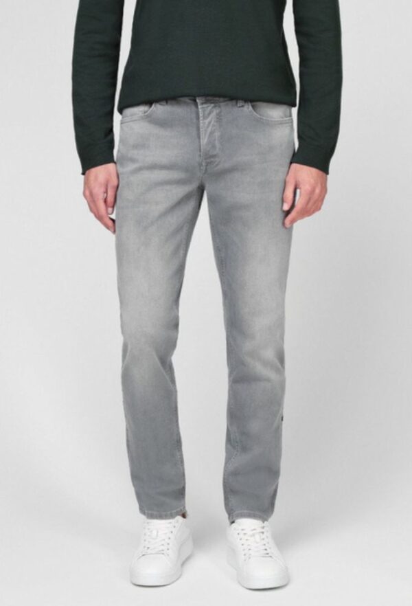 Mexx Ανδρικό Παντελόνι Τζιν Γκρί Ανοιχτό