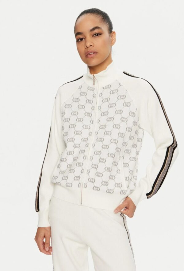 Liu Jo Sport Ζακέτα Λευκή Regular Fit
